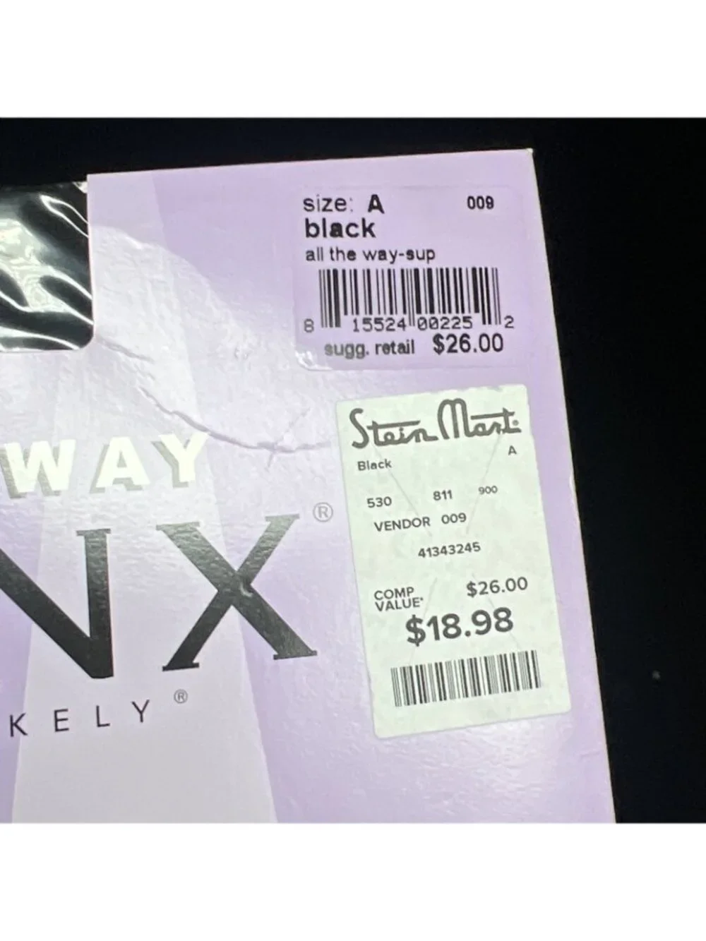 SPANX All The Way Hose BLACK Tummy to Toes Full length Super Control SIZE A